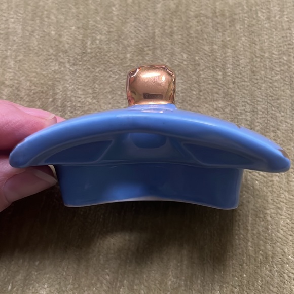 Hook Cover Lid for Hall’s MCM Gold & Blue Atomic Starburst Teapot - LID ONLY - Picture 6 of 14